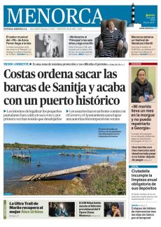 COSTAS ORDENA SACAR LAS BARCAS DE SANITJA Y ACABA CON UN PUERTO HISTÓRICO